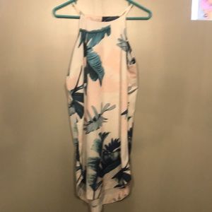 Larger floral mini dress